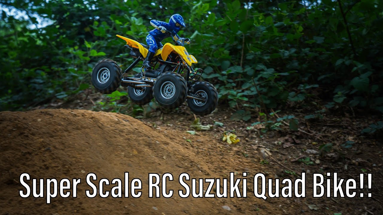 Super Scale RC Suzuki Quad Bike!!