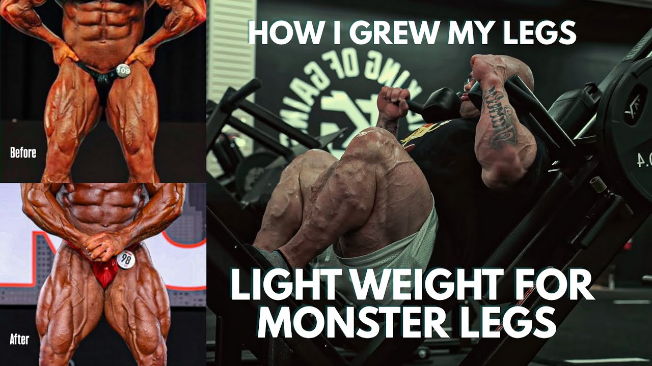 FAT LOSS PEPTIDES | Leg Day | 291 lbs 11 weeks out | Quads | Hams | Glutes