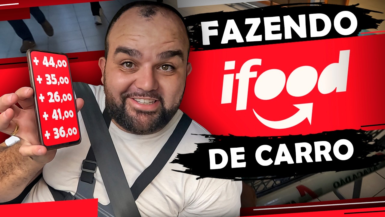 IFOOD DE CARRO, FAZENDO ENTREGAS DE MERCADO! SERÁ QUE COMPENSA? - SIMIÃO MENEZES