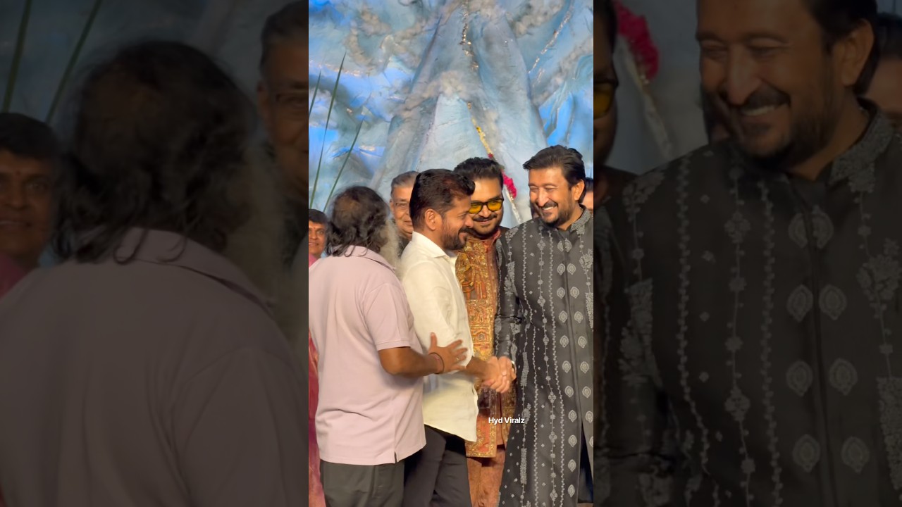 CM Revanth Reddy at JaggaReddy Son Grand Engagement #jaggareddy #engagement #event #trending