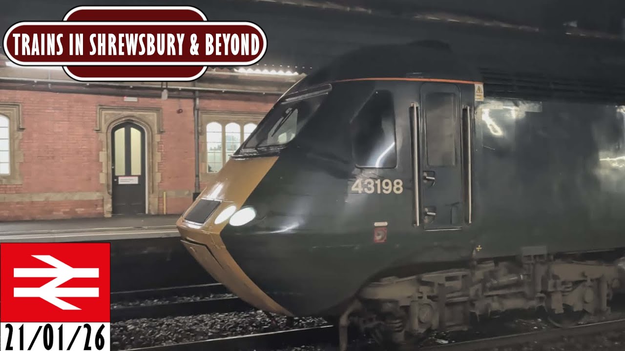Trains In Shrewsbury 21/01/26