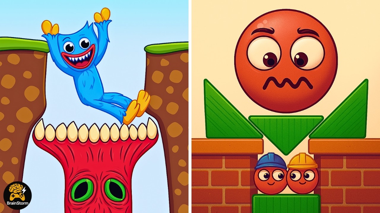 Hide Ball Vs Hugy's Funny Animated Story - Max Gameplay | New Update