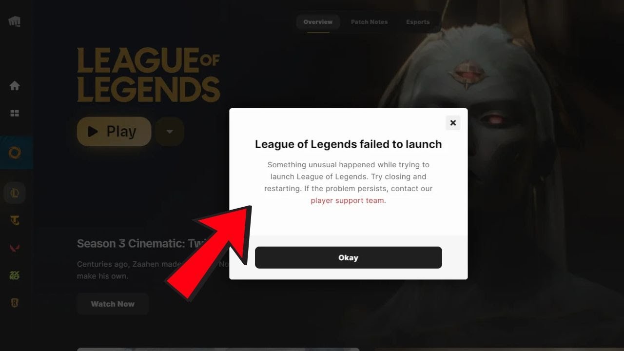 How to Fix League of Legends Crash Error – Failed to Launch After Hitting Play