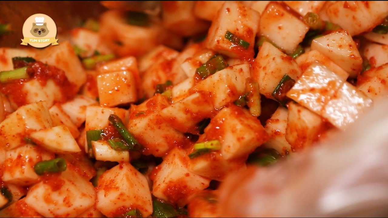[YUM STORY] Как сделать корейскую редьку кимчи легко