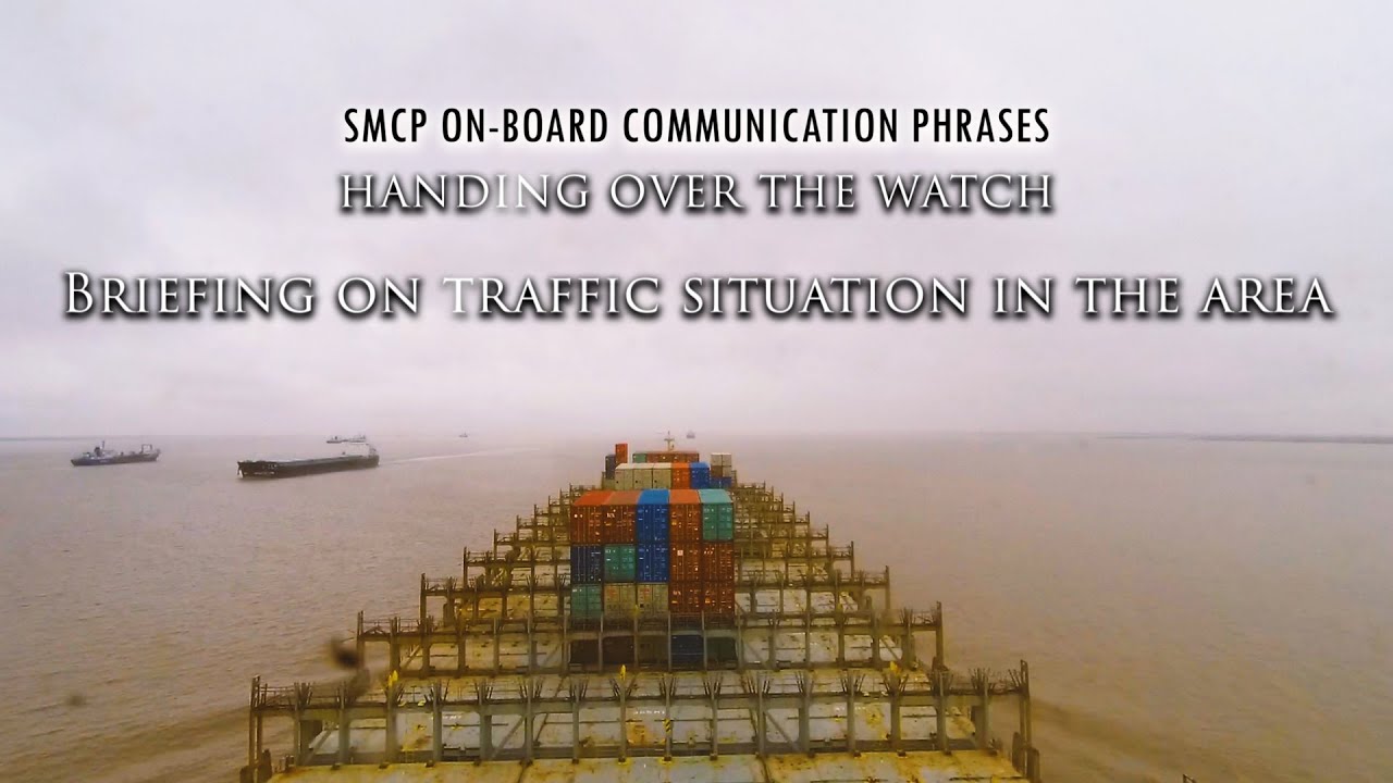 BRIEFING ON TRAFFIC SITUATION IN THE AREA | MARITIME ENGLISH #25 | SMCP | UASUPPLY