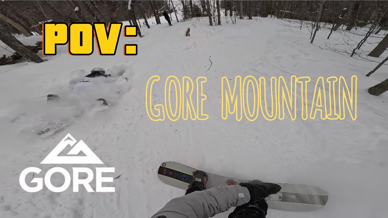POV: Snowboarding at GORE MOUNTAIN