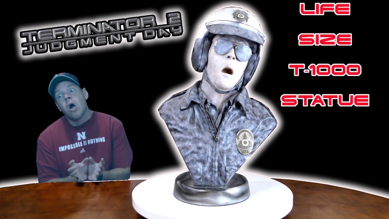 LIFE SIZE T-1000 BUST from T2: Terminator 2 (T2)
