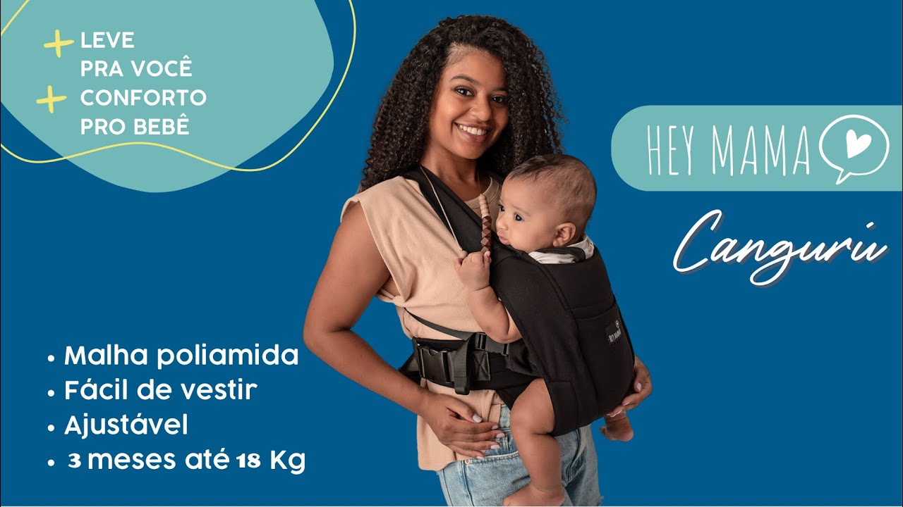 Cangur&uacute; Ergon&ocirc;mico Hey Mama