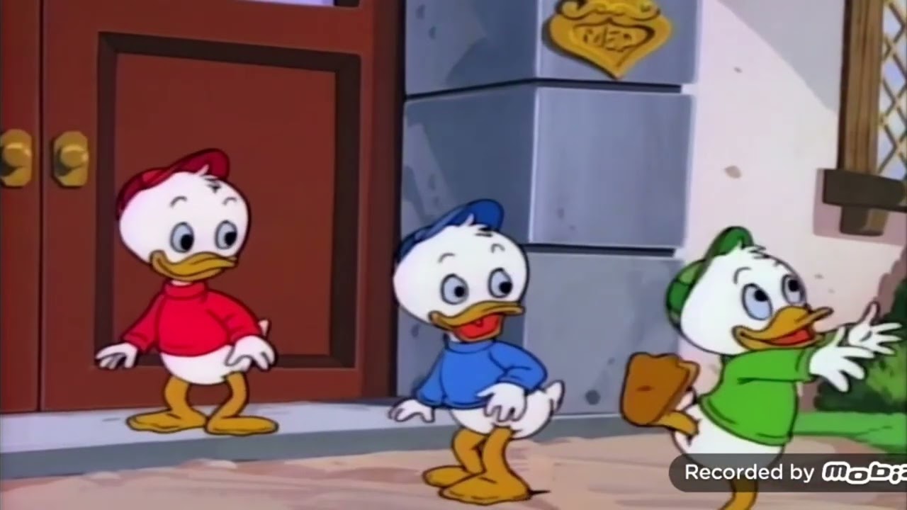 Ducktales TV Series 1987 - Magica De Spell Turning Into A Mrs Beakley