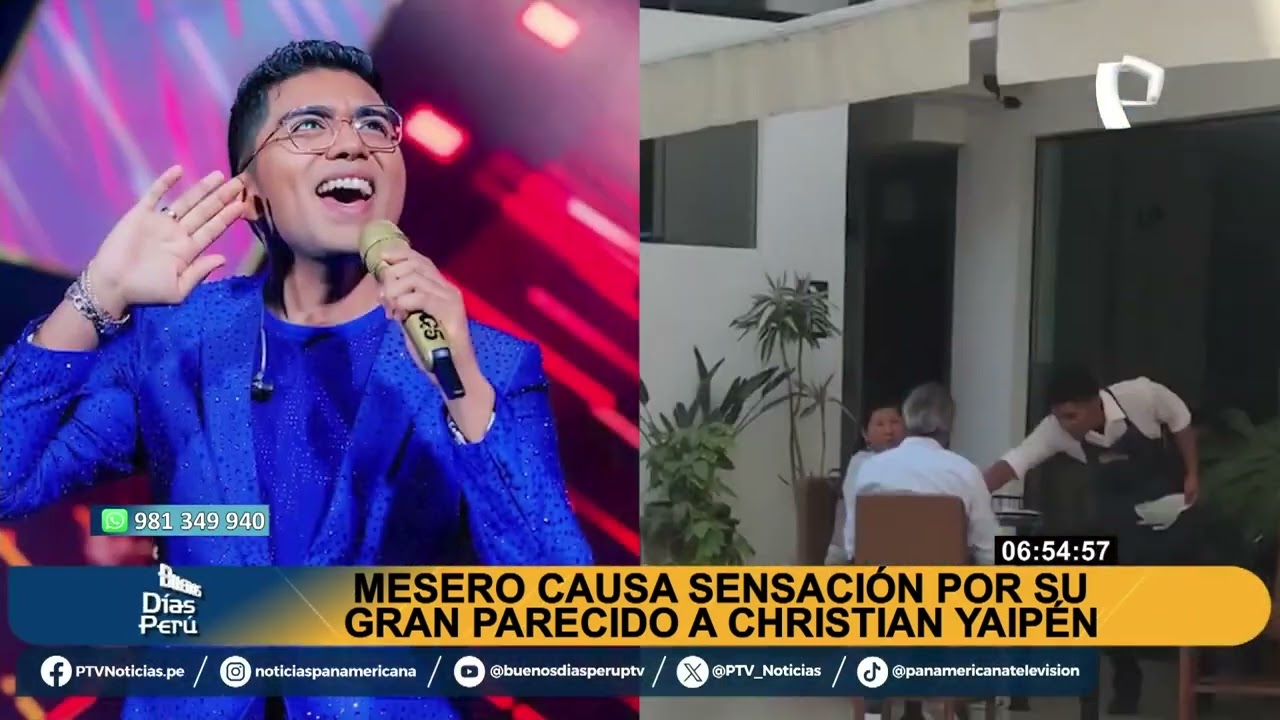 El Christian Yaip&eacute;n de Ica: el mesero que se volvi&oacute; viral por ser el 