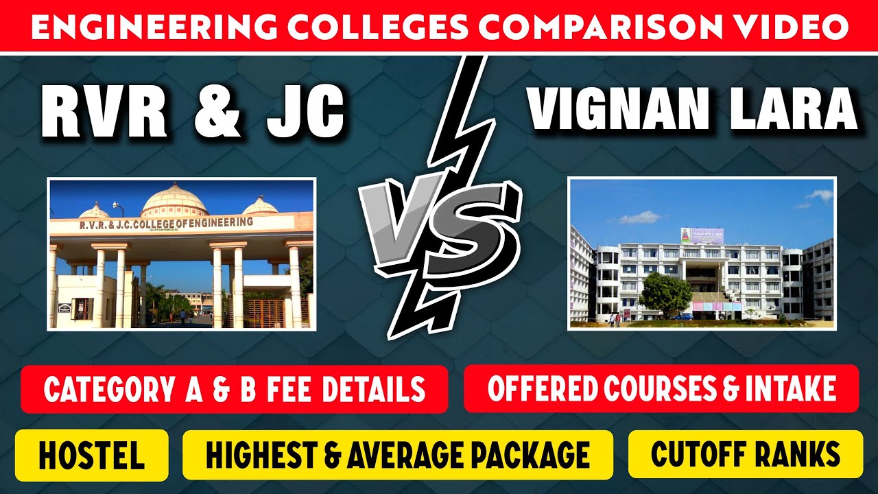 Rvr & Jc Vs Vignans Lara | Complete Full Details in Telugu | Guntur Engineering Colleges | Ap Eapcet