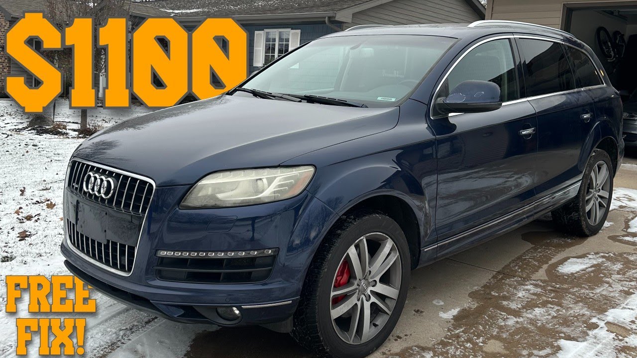I Bought a Very Cheap Audi Q7 from Copart and Fixed it for FREE!