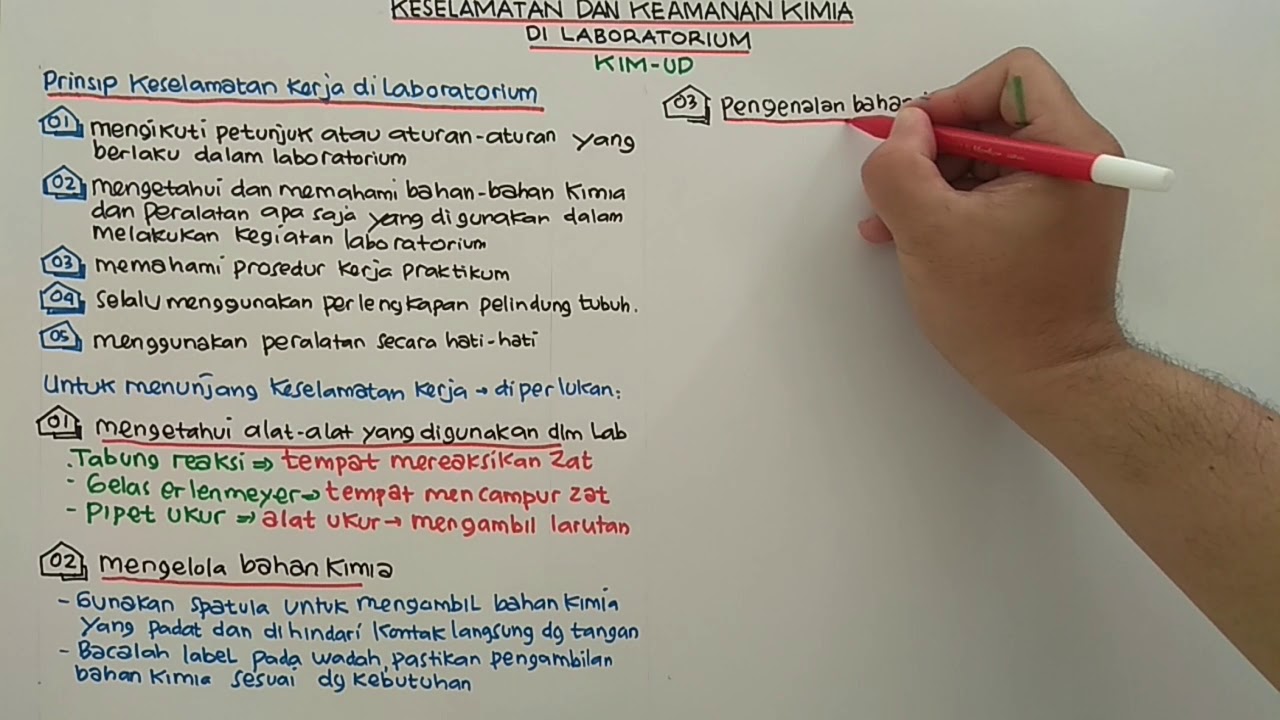 KESELAMATAN DAN KEAMANAN KIMIA DI LABORATORIUM