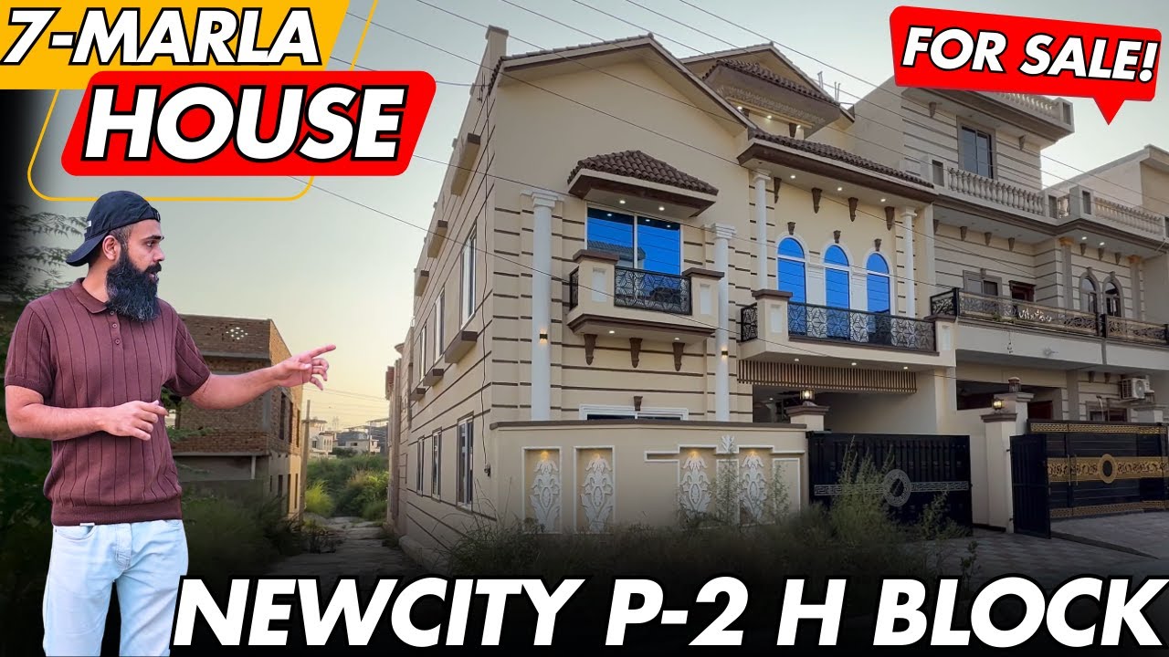 7-MARLA HOUSE FOR SALE!  NEW CITY PHASE-2 WAH CANTT