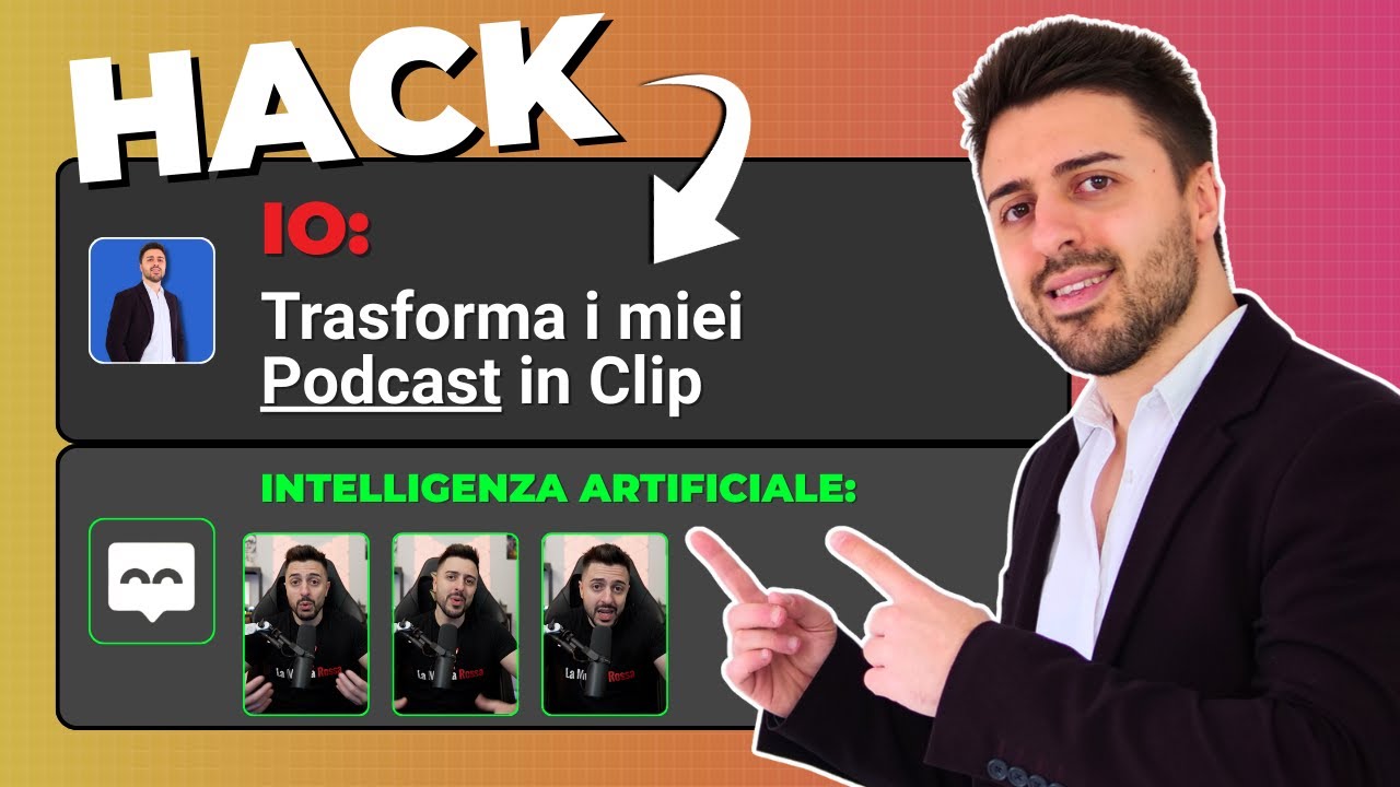 Come Creare DECINE di Video Virali dal tuo Podcast in 5 Minuti!