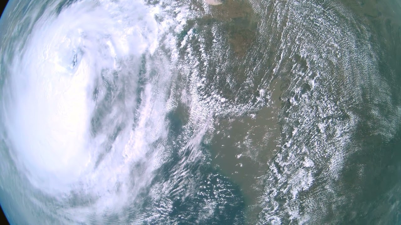 Cyclone Biparjoy filmed from space in 4K | Satellite Video | Storms From Space