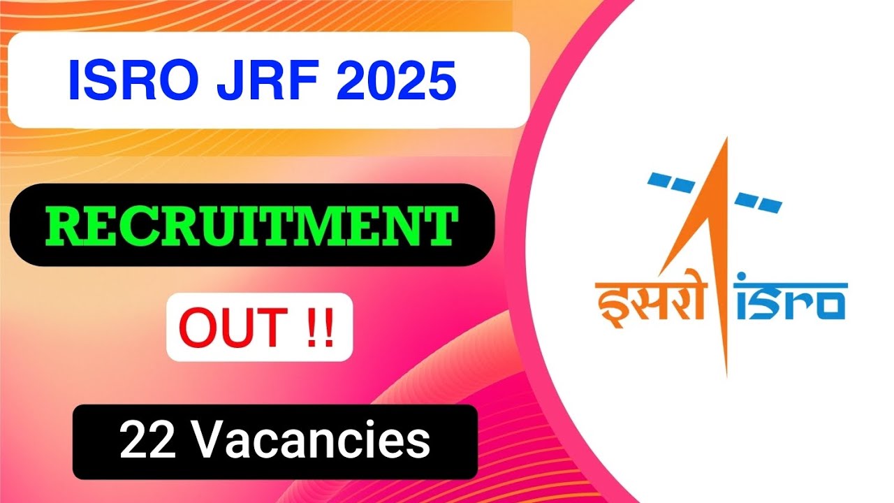 ISRO JRF Recruitment 2025 | Notification Out | Full Detail Explaining | MDE