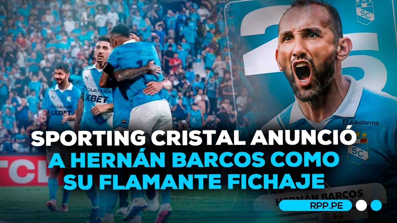 🚨 Hern&aacute;n Barcos es el nuevo fichaje de Sporting Cristal | BREAKING