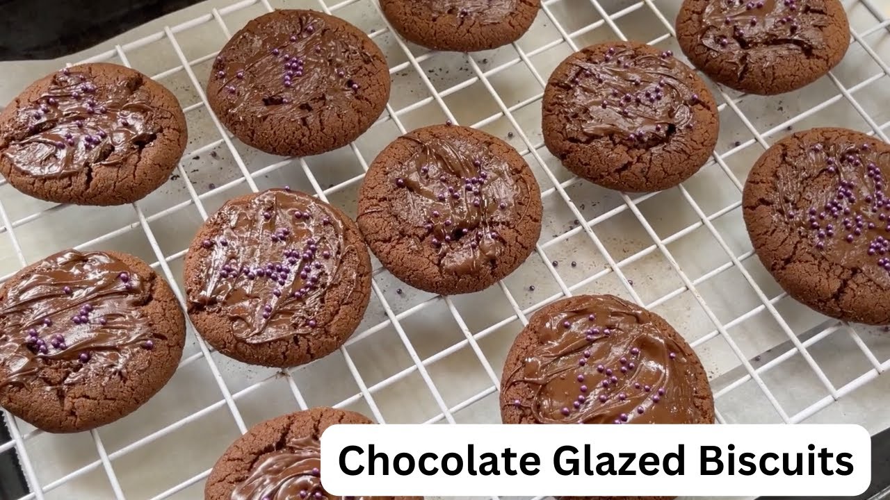 Glazed Chocolate Cookies Recipe