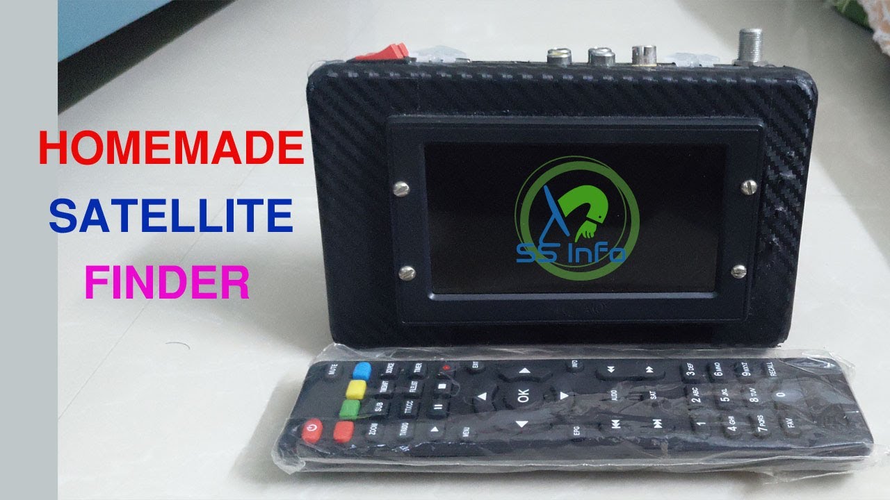 Homemade Satellite Finder with 4.3