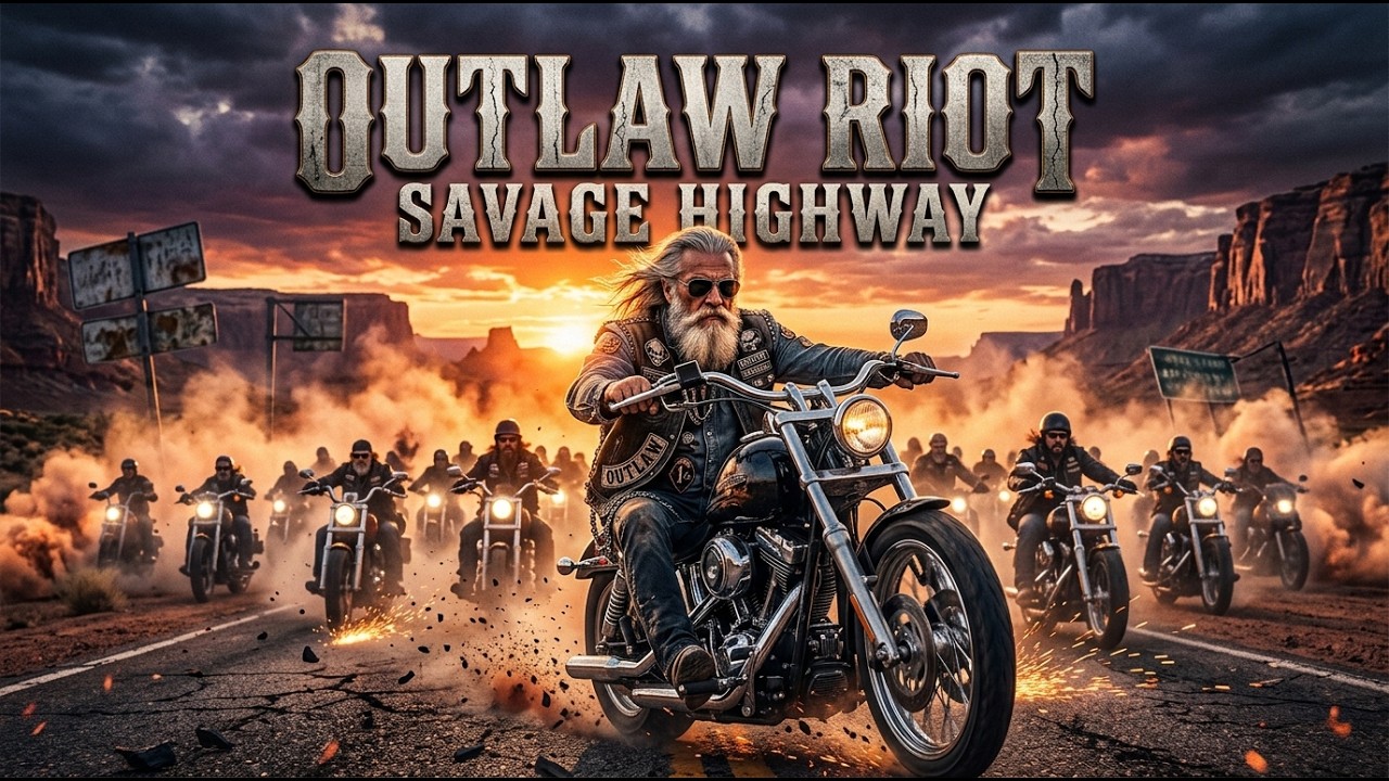 Outlaw rock playlist session – raw guitars dust and rebel road energy 🎸 | Outlaw Riot