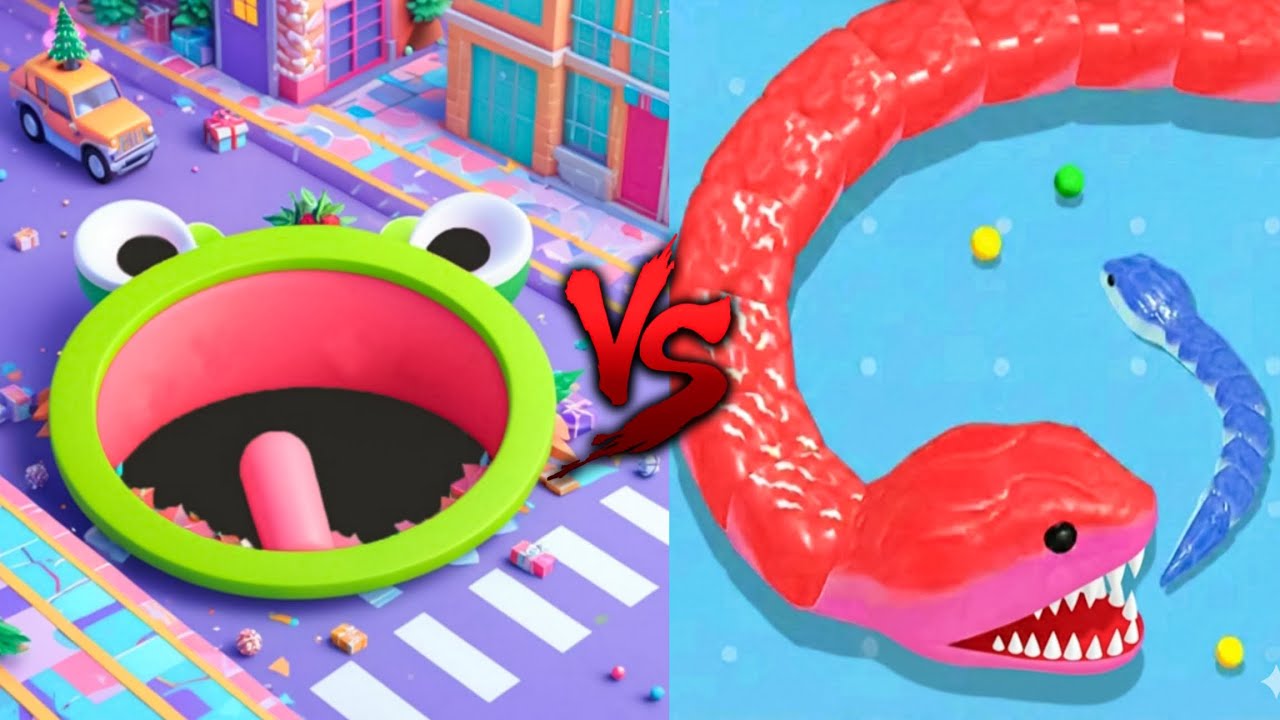 🔥Snake Clash Vs Hole Io🐍Max level Epic Comprehension 100%Win Pro Gameplay #38