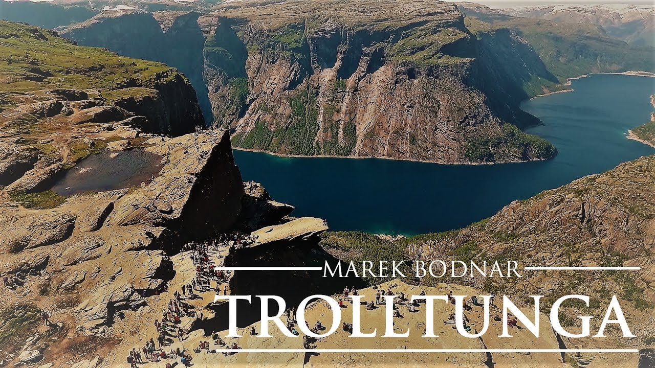 TROLLTUNGA Tjørnadalsfossen Dji drone Norway