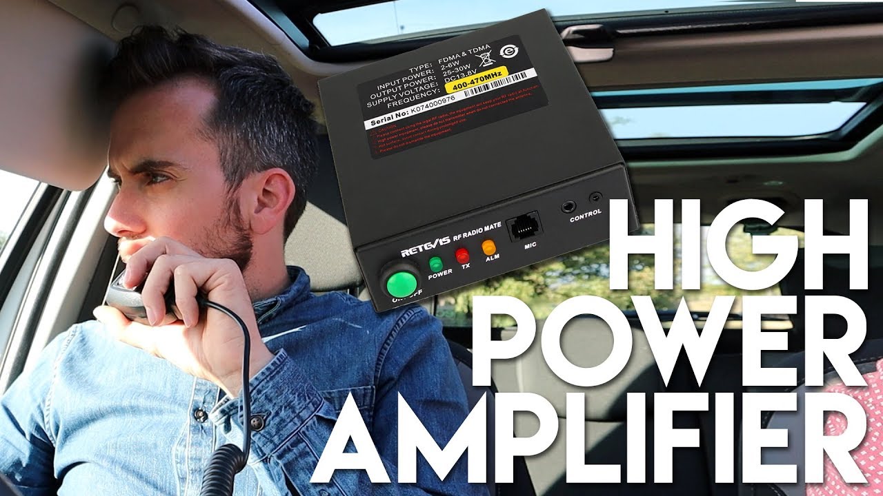Quick Test - Retevis RT50 10w DMR Radio With 30w+ Amplifier!