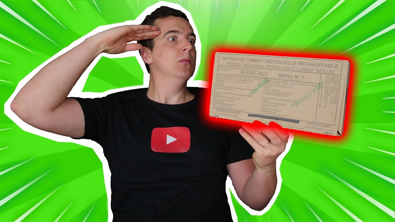 JE TESTE UNE RATION DE SURVIE ! (24h)