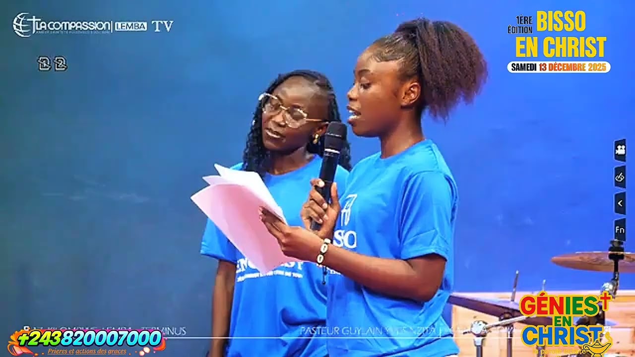 BISSO EN CHRIST – GÉNIES EN CHRIST | Édition 1 – 13 Décembre 2025 (Événement Chrétien à Kinshasa)