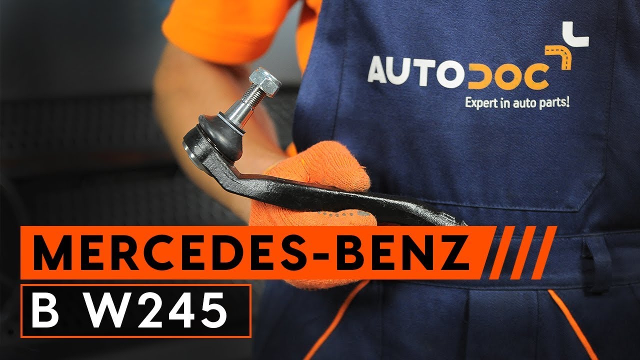 Jak wymienić końc&oacute;wka drążka kierowniczego w MERCEDES-BENZ B W245 [TUTORIAL AUTODOC]