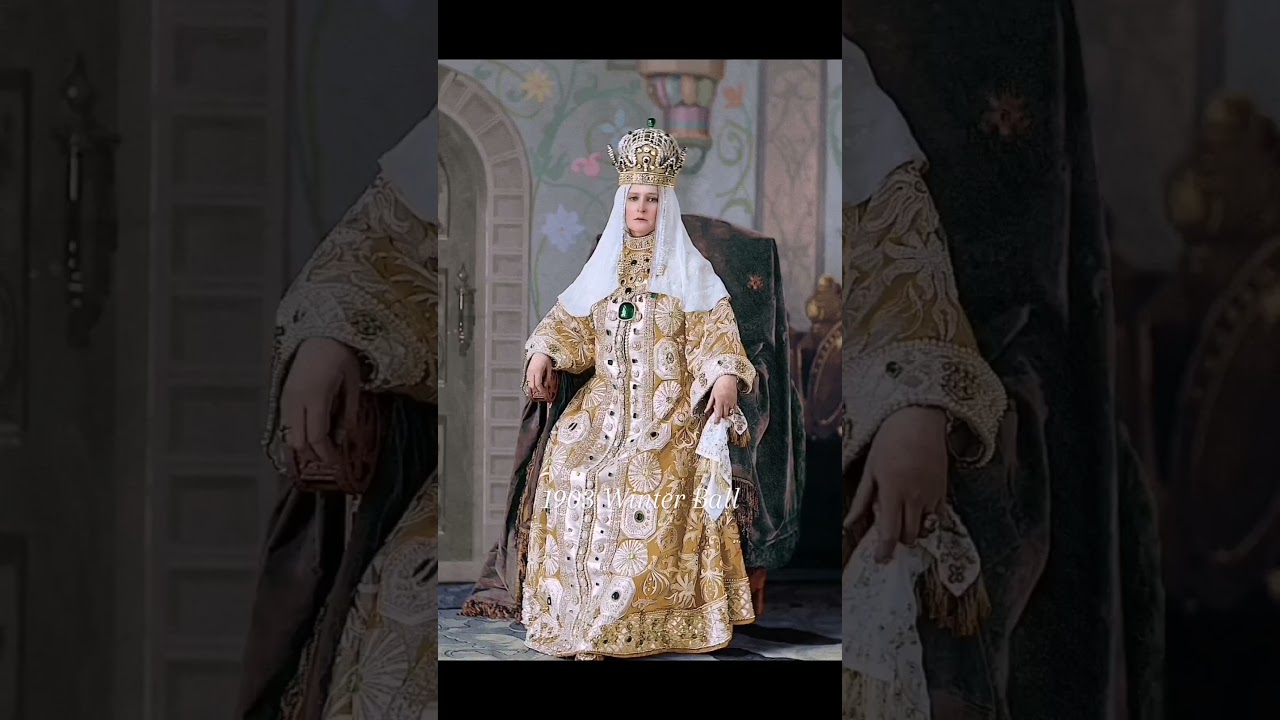 The Russian winter ball 1903 #history #romanovs #royal #russia #travel #youtubeshorts #sub