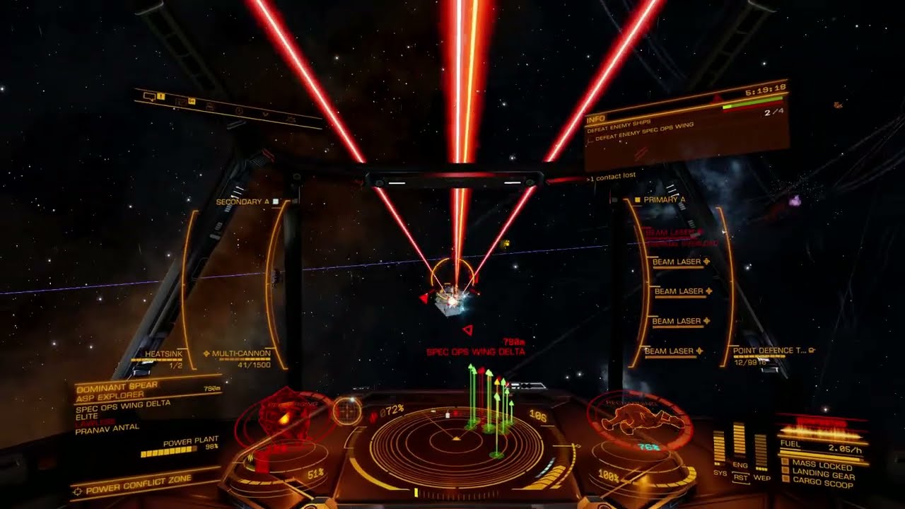 Elite Dangerous - Conflict Zone w/ Chieftain