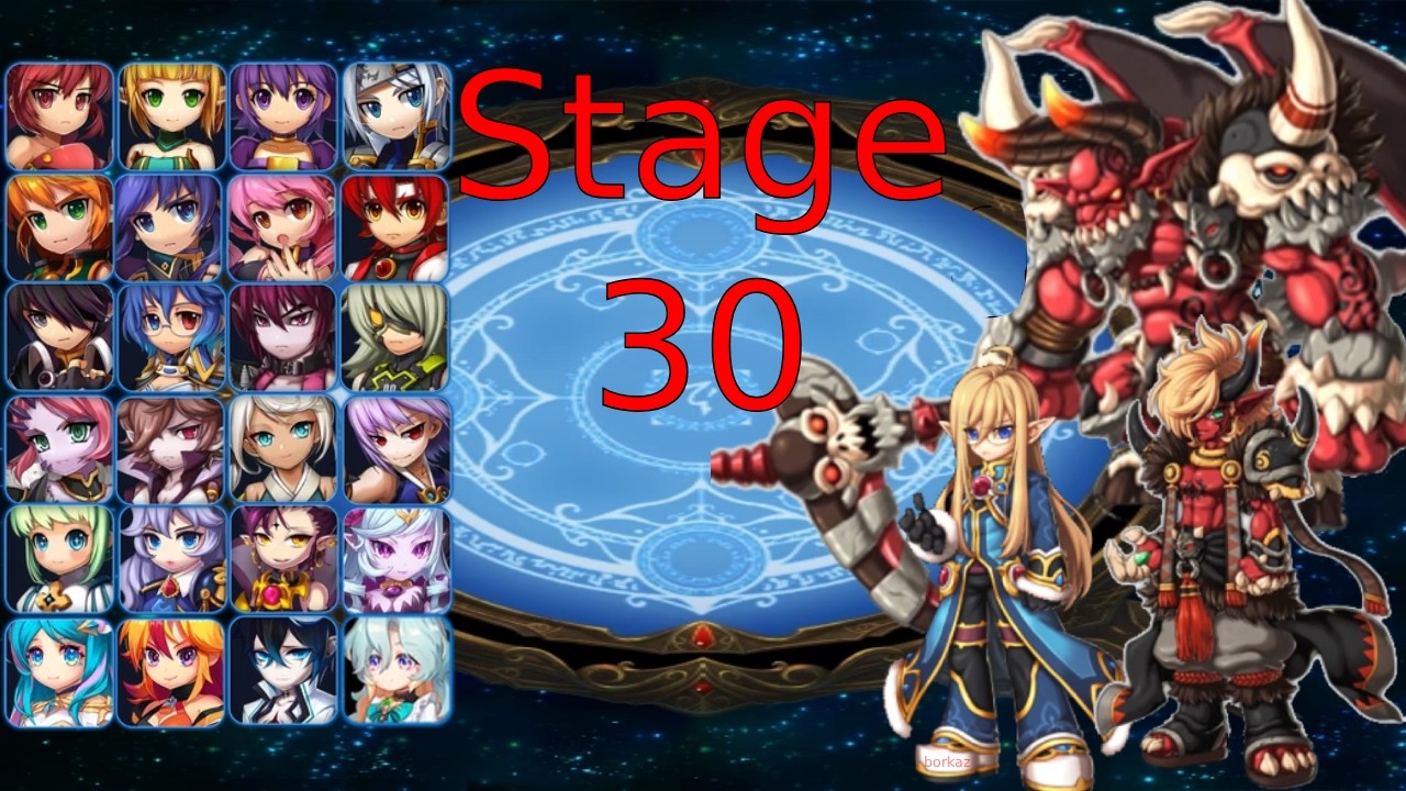 24 Characters | Wizard's Labyrinth Stage 30 | Grand Chase Classic