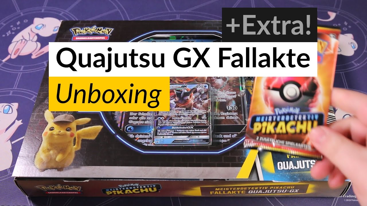Opening: Meisterdetektiv Pikachu Fallakte Quajutsu GX - Pok&eacute;mon Sammelkarten