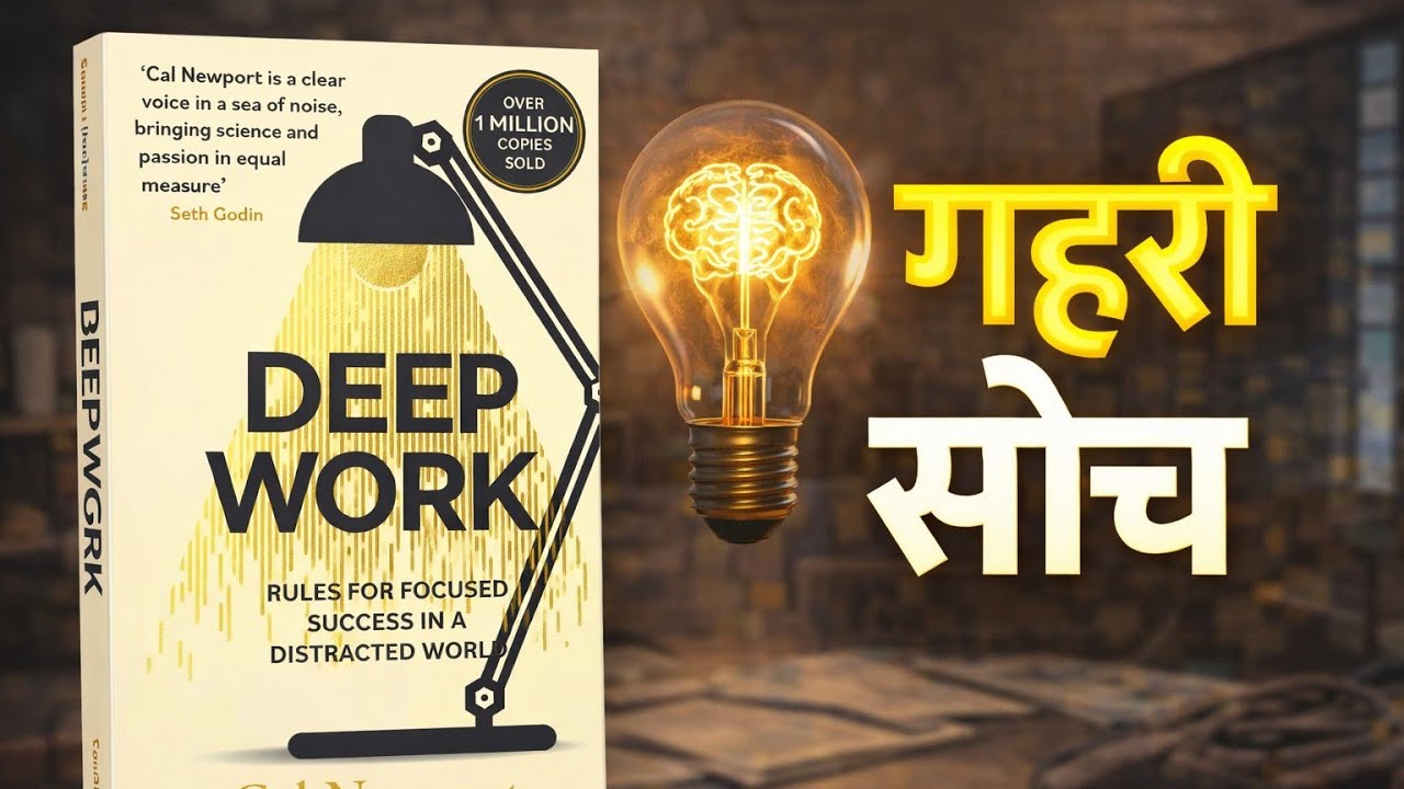 Deep Work Audiobook Summary in Hindi | How to Stay focused on your work | Cal Newport Audiobook