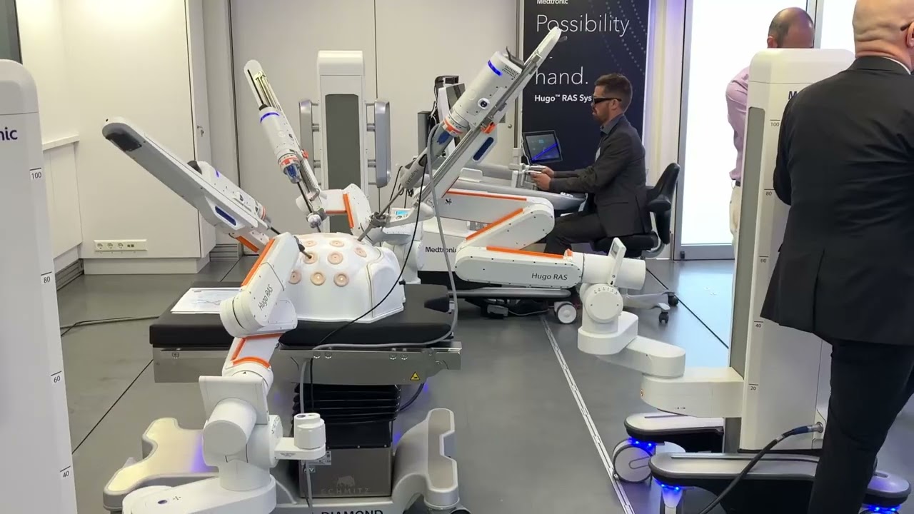 Medtronic's Exibition of the Hugo RAS  Robot Assisted Surgery