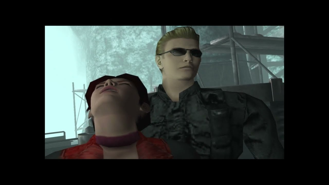 Resident Evil Code Veronica X | Chris Vs Wesker Cutscene | 4K 60FPS