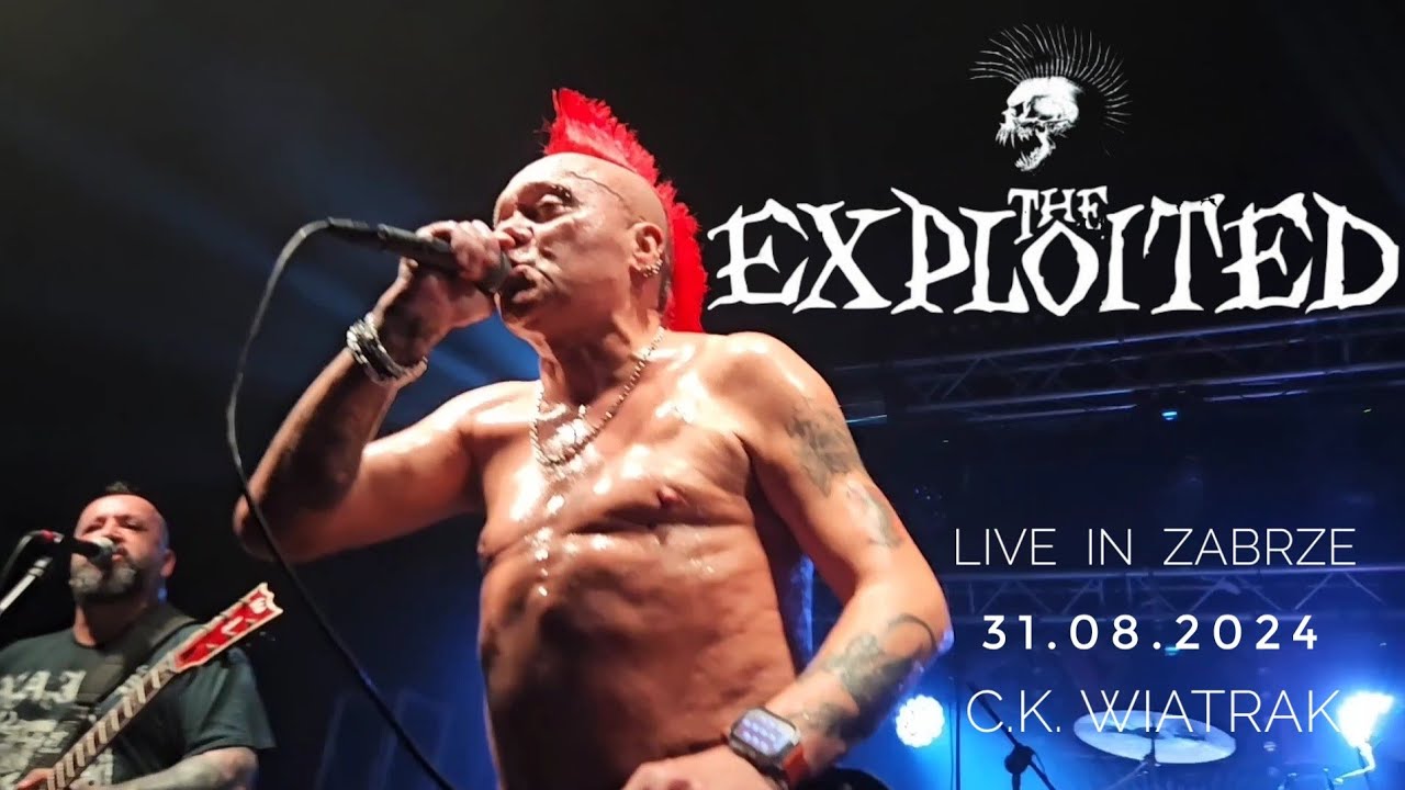 EXPLOITED  2024.08.31 live in Zabrze (C.K. Wiatrak)