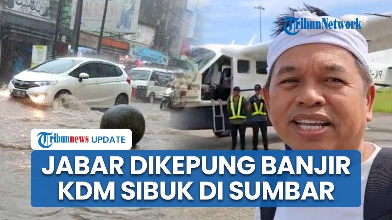 Jabar Dikepung Banjir saat Gubernur Dedi Mulyadi Sibuk Bantu Korban Bencana di Pulau Sumatera