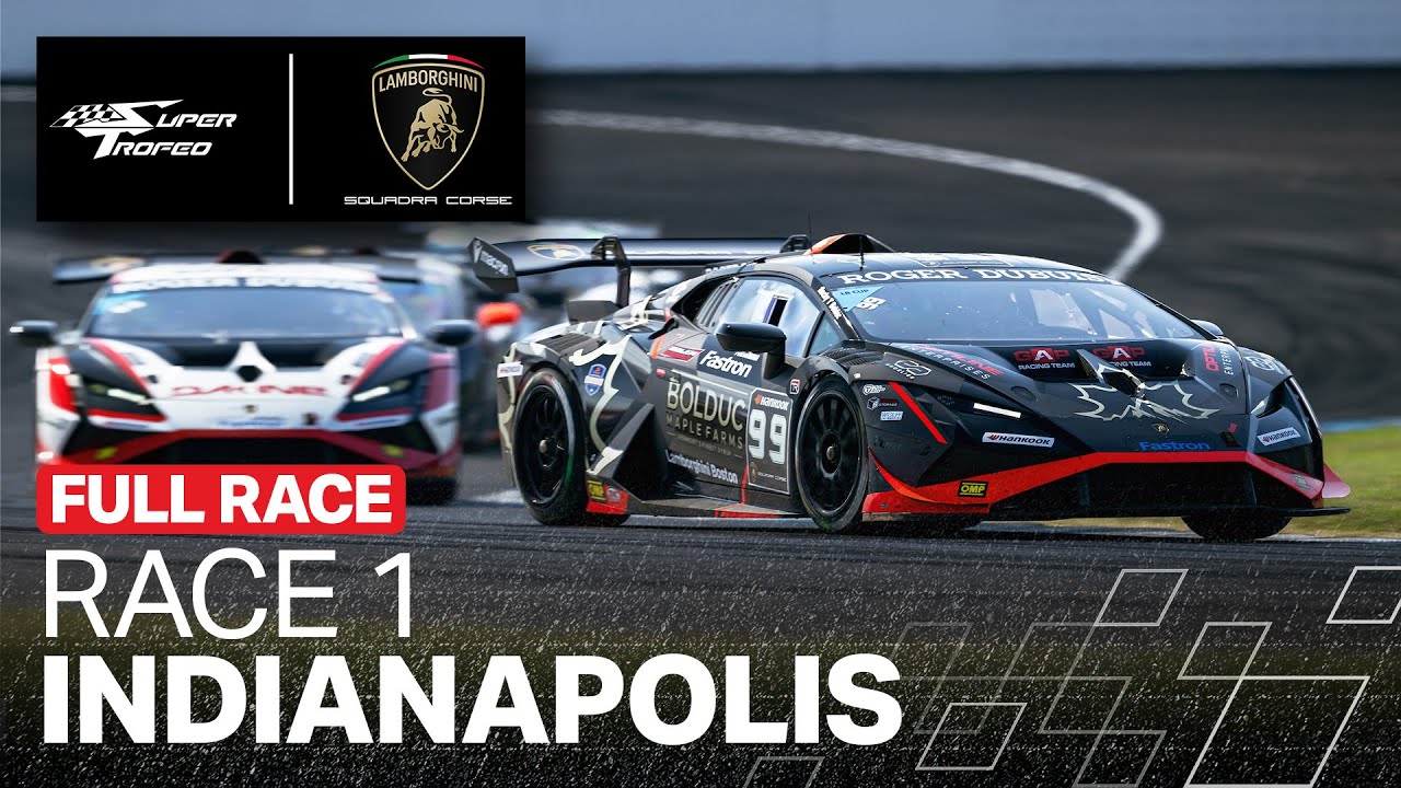 2025 Lamborghini Super Trofeo at Indianapolis Motor Speedway | Race 1 | Indianapolis, IN