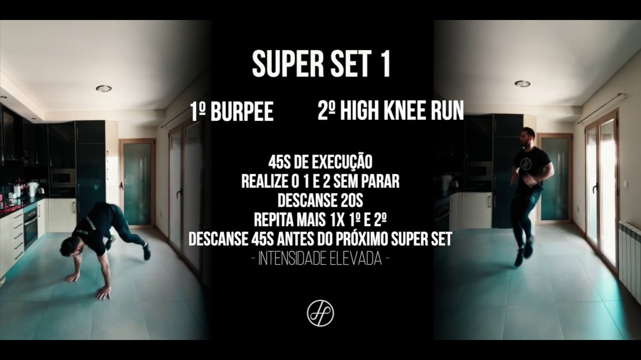 1º Treino em casa