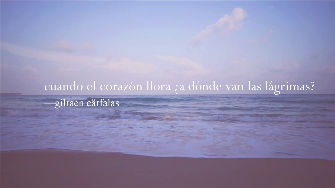 cuando el corazón llora ¿a dónde van las lágrimas?