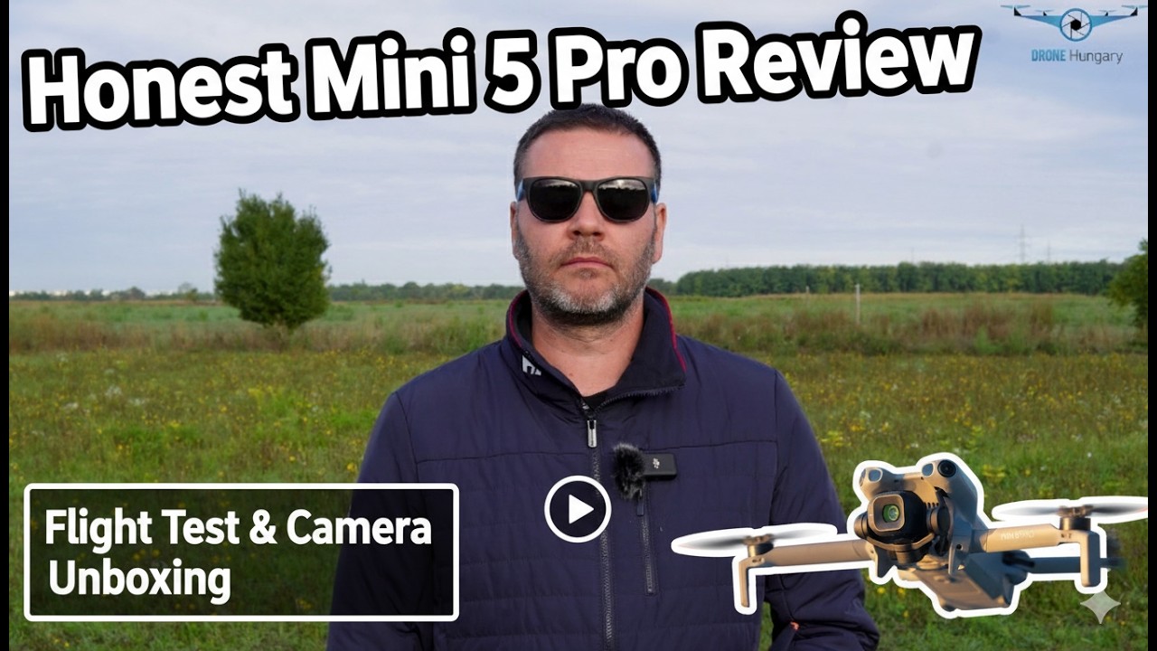 DJI Mini 5 Pro első repülés - Drone Hungary - Drón teszt