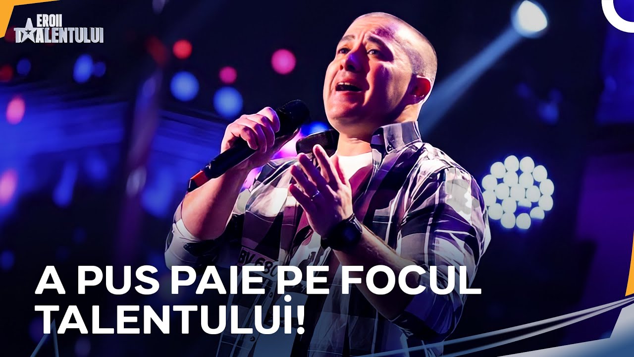 Pompierul Care A Incendiat Scena Cu Vocea Sa! | Romanii au Talent
