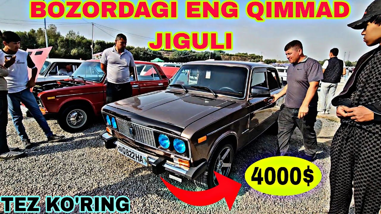 SAMARQAND MOSHINA BOZORI JIGULI NARXLARI TEZ KO'RING. 22.09.2024
