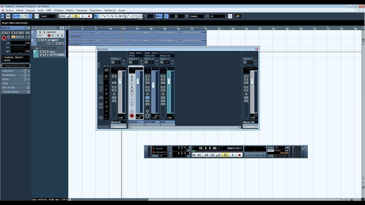 Tutorial. Truco para mejorar tus pistas de bajo. Cubase 5 (Español)