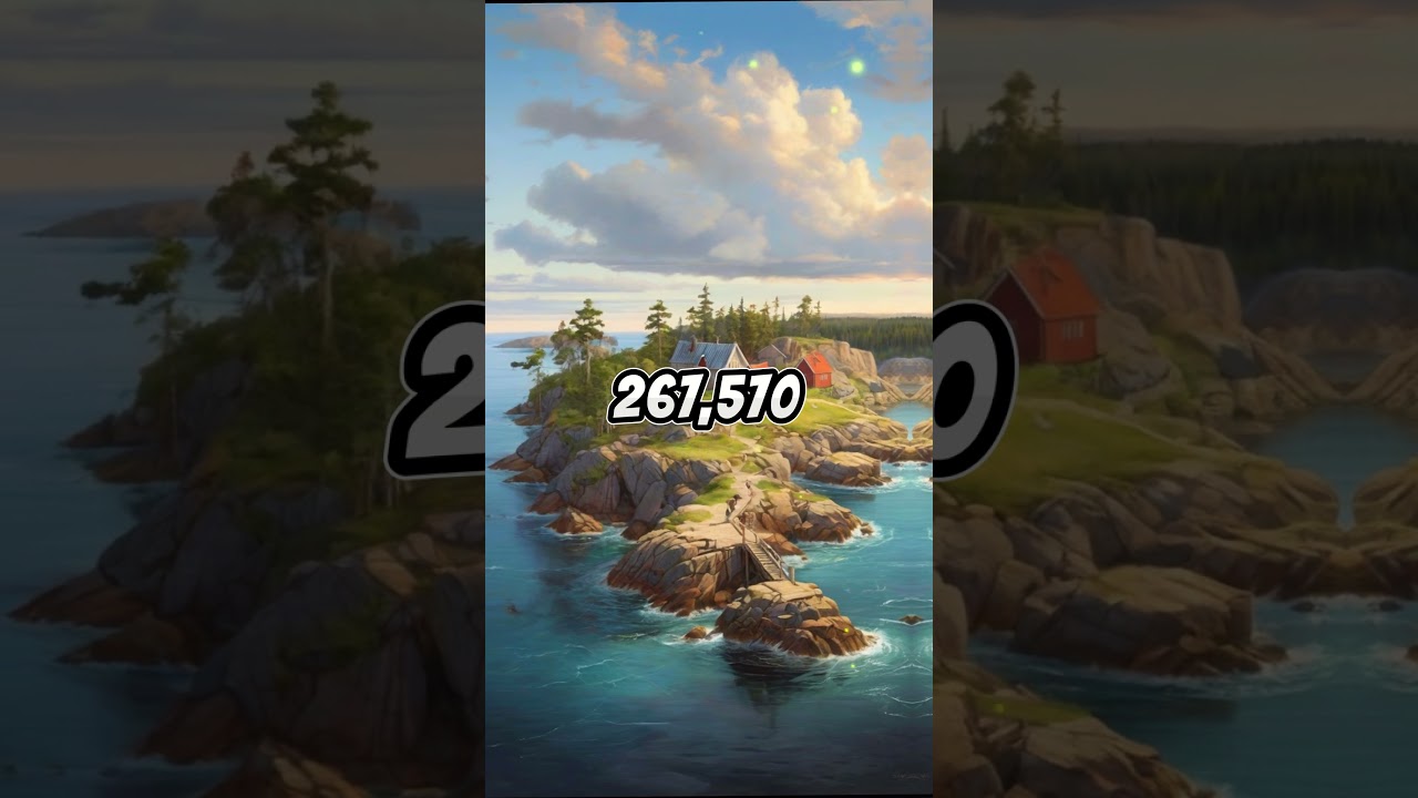 Sweden's Island Symphony: Exploring 267,570 Isles and Life on 1000 Inhabited Gems! #facts #sweden
