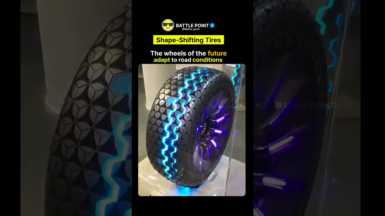 Shape-Shifting Smart Tires! Adaptive Wheels of the Future