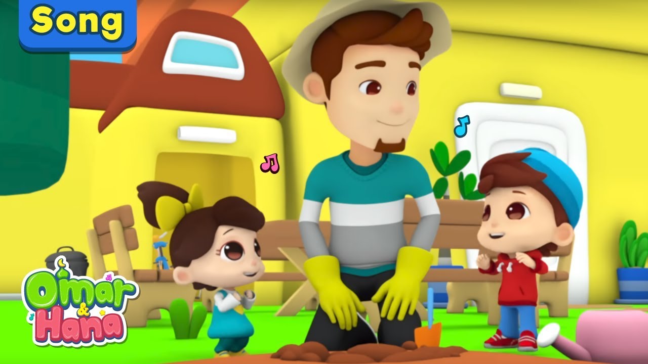 Islamic Cartoons For Kids | Let's Get Gardening | Omar & Hana | Nasheed for kids